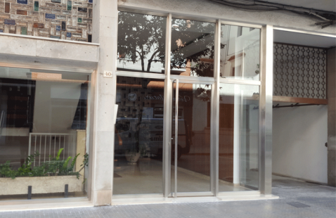 Puertas Edificio de Acero inoxidable
